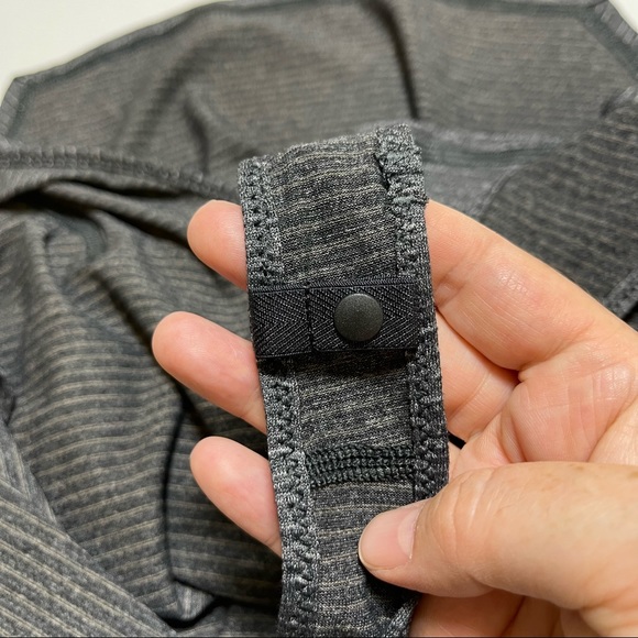 Lululemon Seek The Heat Striped Tank Top Heathered Deep Coal / Hyper Stripe 6 - Picture 7 of 12